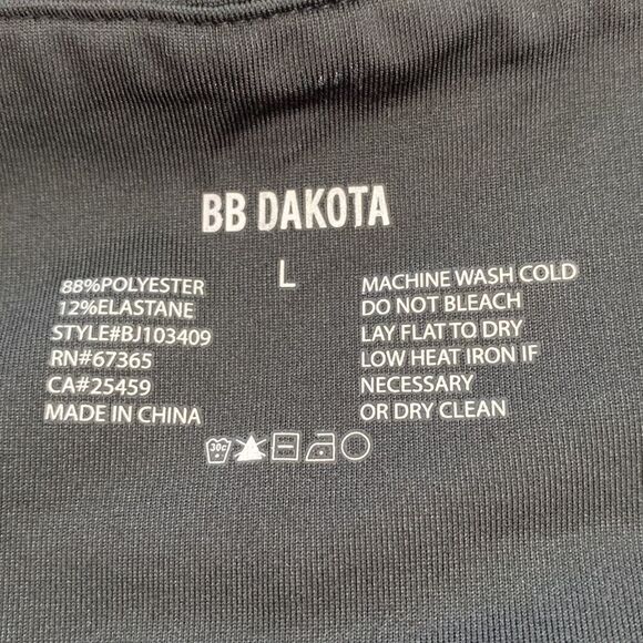 BB Dakota black & pink stretchy leggings 88 % polyester 12 % elastane brand new - Picture 3 of 4